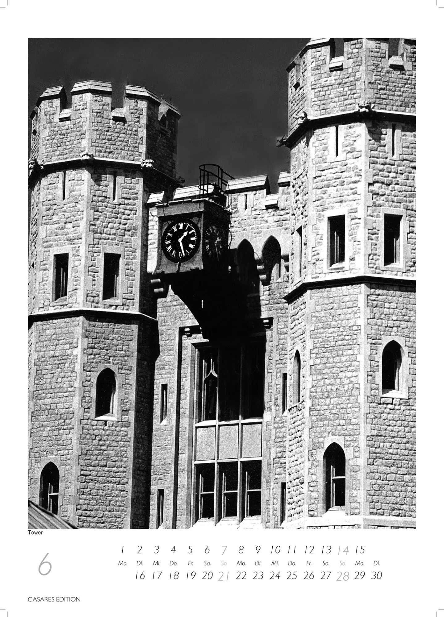 Bild: 9781835245163 | London schwarz-weiss Kalender 2026 - Wandkalender Fotokalender...
