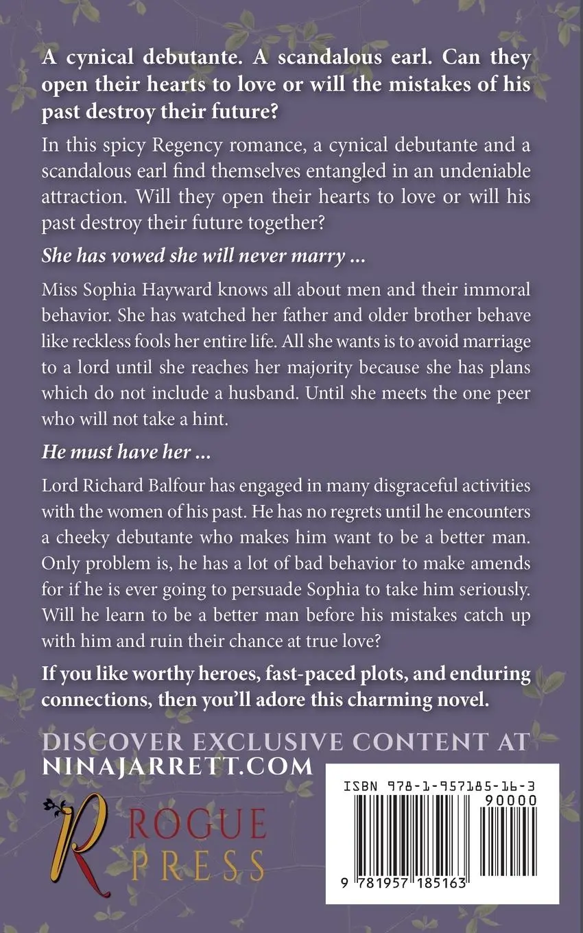 Rückseite: 9781957185163 | To Redeem an Earl | Nina Jarrett | Taschenbuch | Englisch | 2022