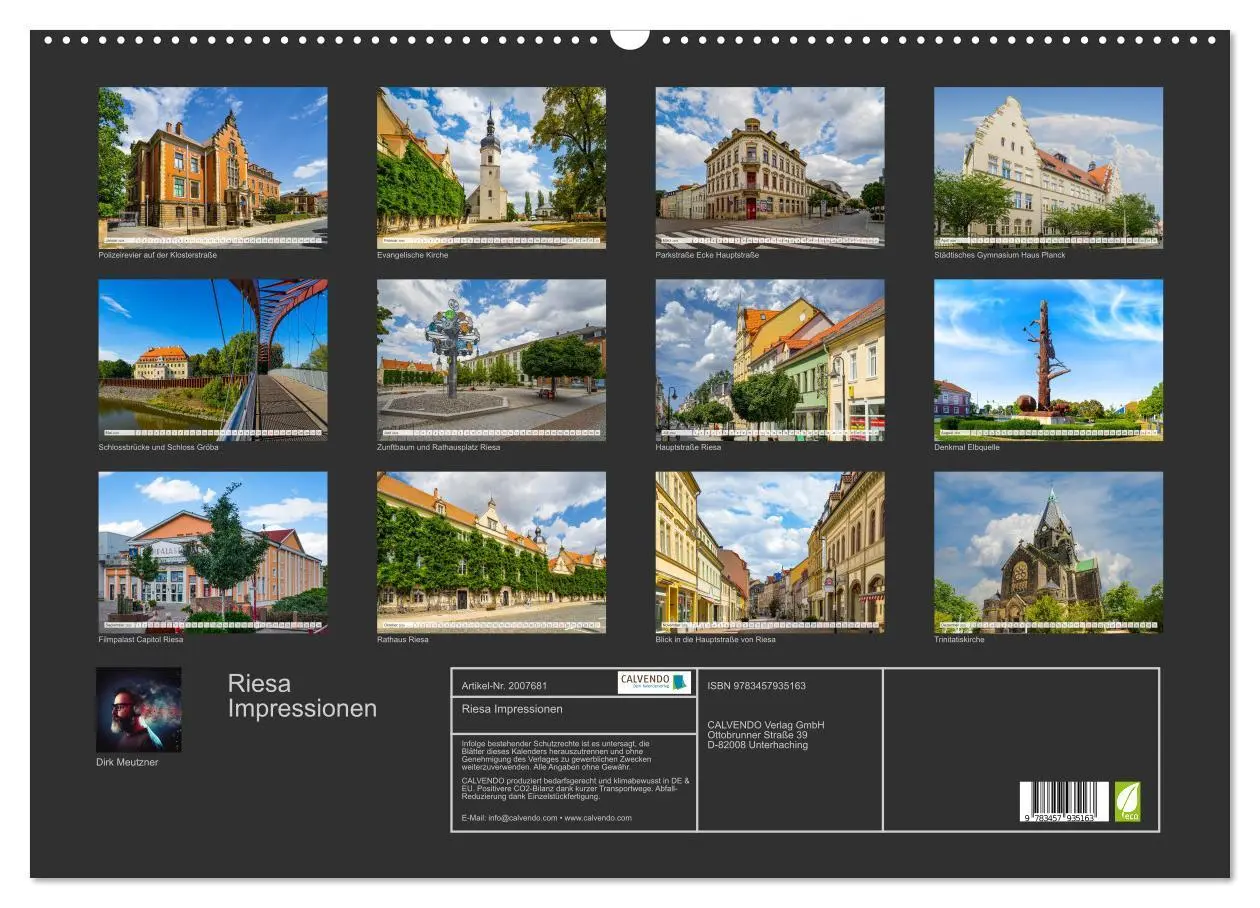 Bild: 9783457935163 | Riesa Impressionen (Wandkalender 2026 DIN A2 quer), CALVENDO...