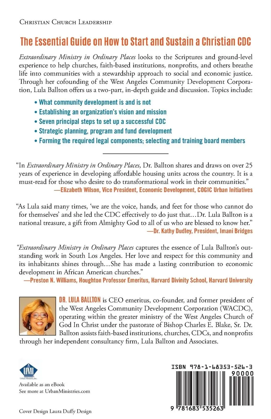 Rückseite: 9781683535263 | Extraordinary Ministry in Ordinary Places | Ballton (u. a.) | Buch