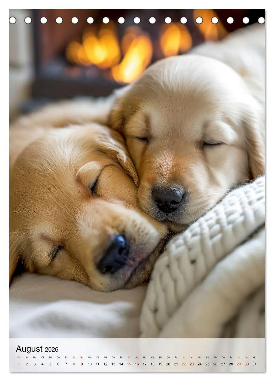 Bild: 9783516325263 | Golden Retriever - ein Hund für die Familie (Tischkalender 2026 DIN...