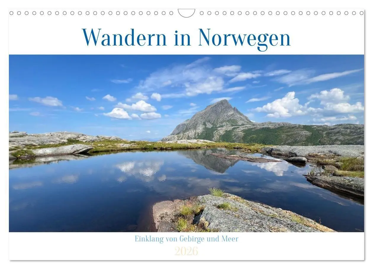 Cover: 9783516705263 | Wandern in Norwegen - Einklang von Gebirge und Meer (Wandkalender...