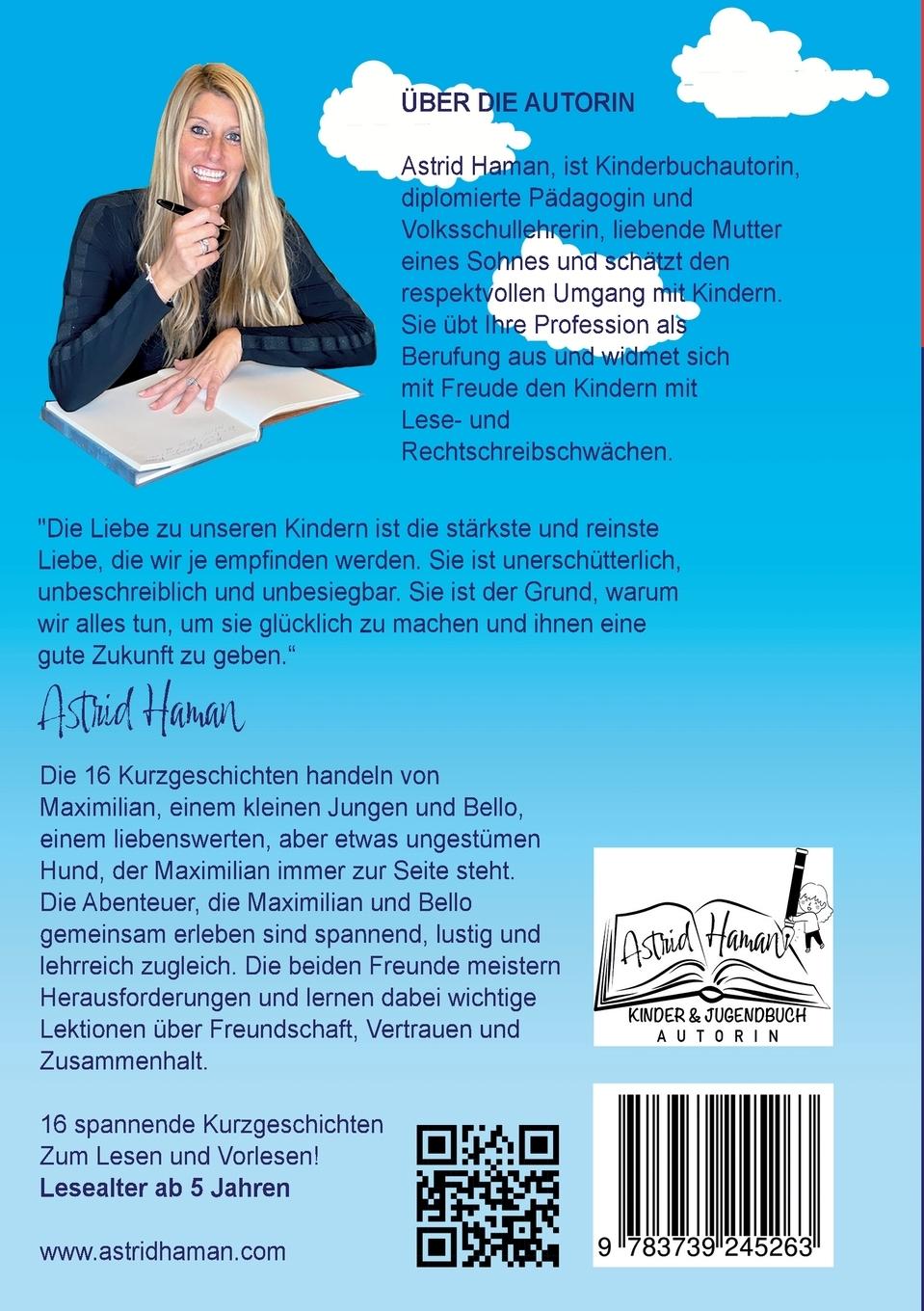 Rückseite: 9783739245263 | Die Abenteuer von Maximilian und Bello | Band 1 | Astrid Haman | Buch