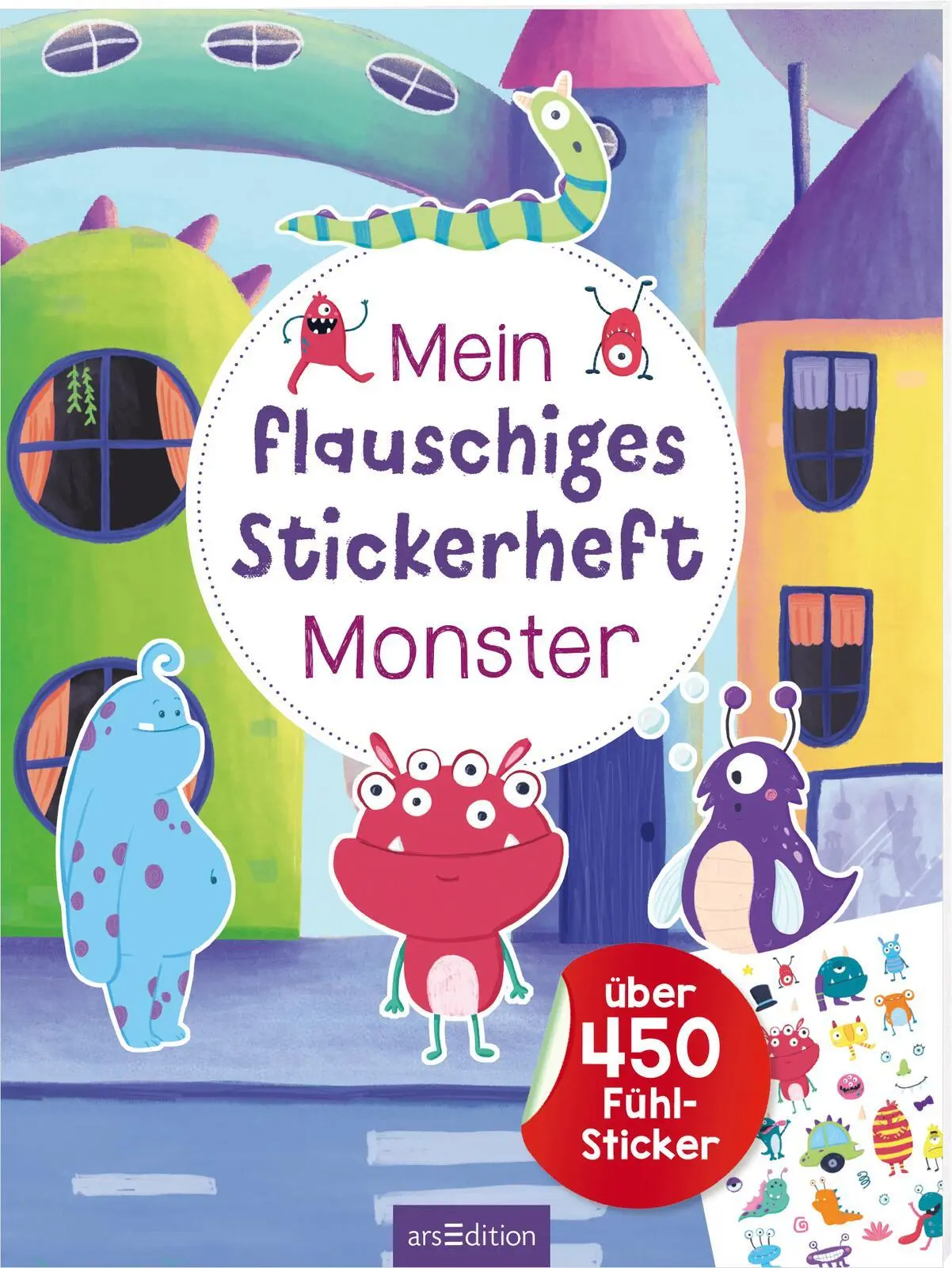 Cover: 9783845865263 | Mein flauschiges Stickerheft - Monster | Über 450 Fühl-Sticker | Dietz