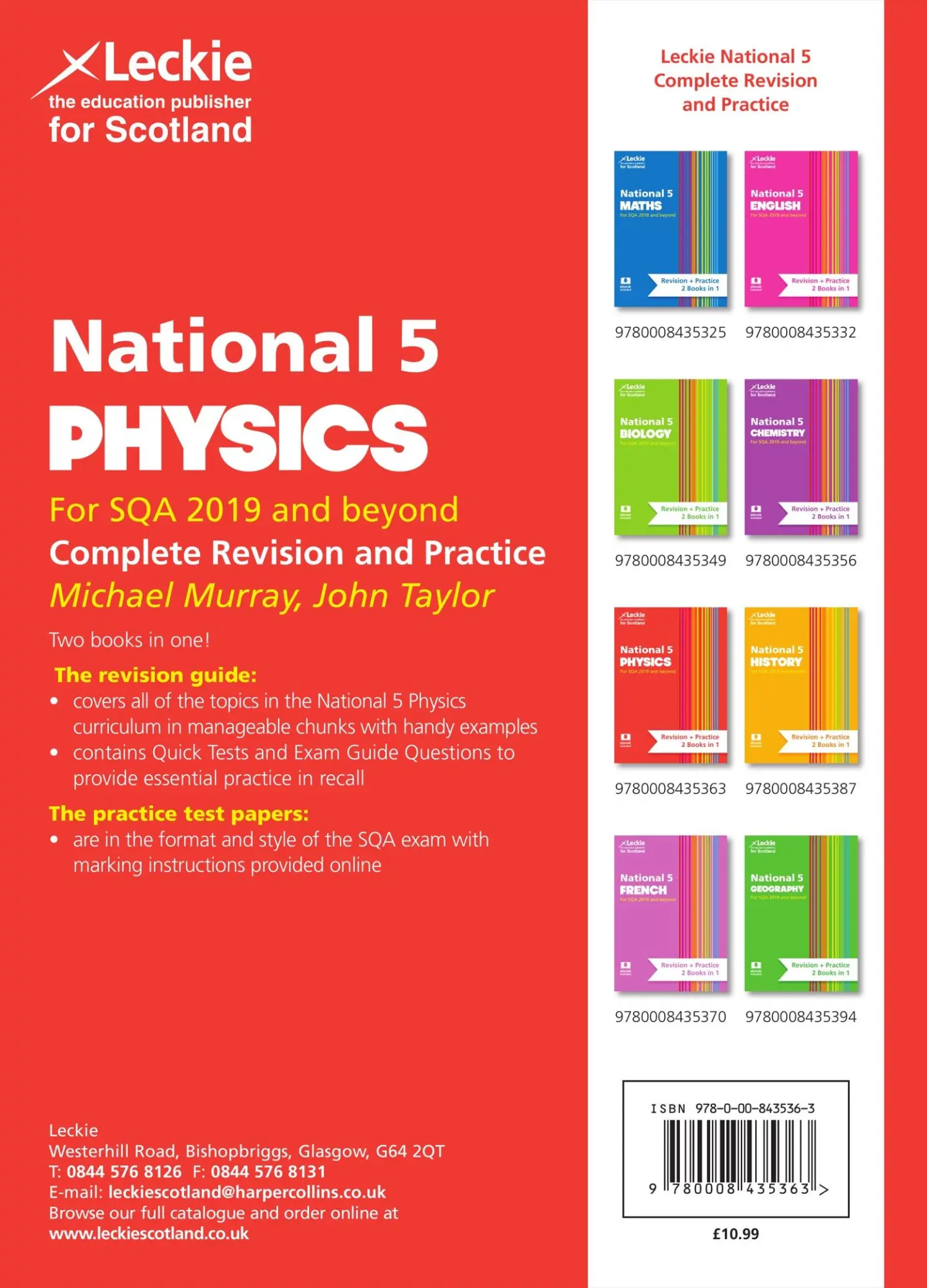 Rückseite: 9780008435363 | National 5 Physics | Preparation and Support for Sqa Exams | Buch