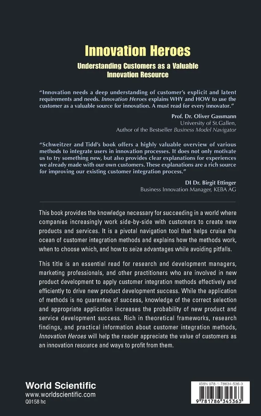 Rückseite: 9781786345363 | INNOVATION HEROES | Fiona Schweitzer &amp; Joe Tidd | Buch | Englisch
