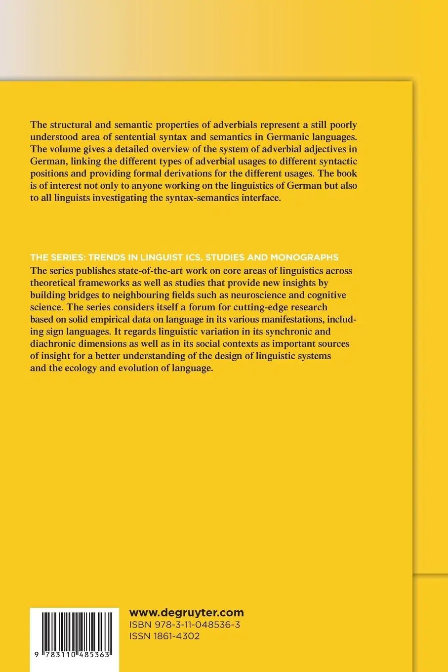 Rückseite: 9783110485363 | Positions and Interpretations | Martin Schäfer | Taschenbuch | 2016