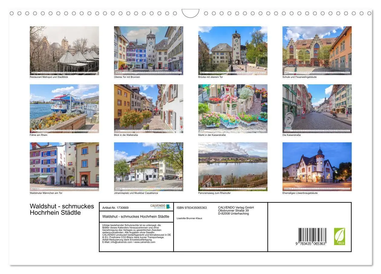Bild: 9783435065363 | Waldshut - schmuckes Hochrhein Städtle (Wandkalender 2025 DIN A3...