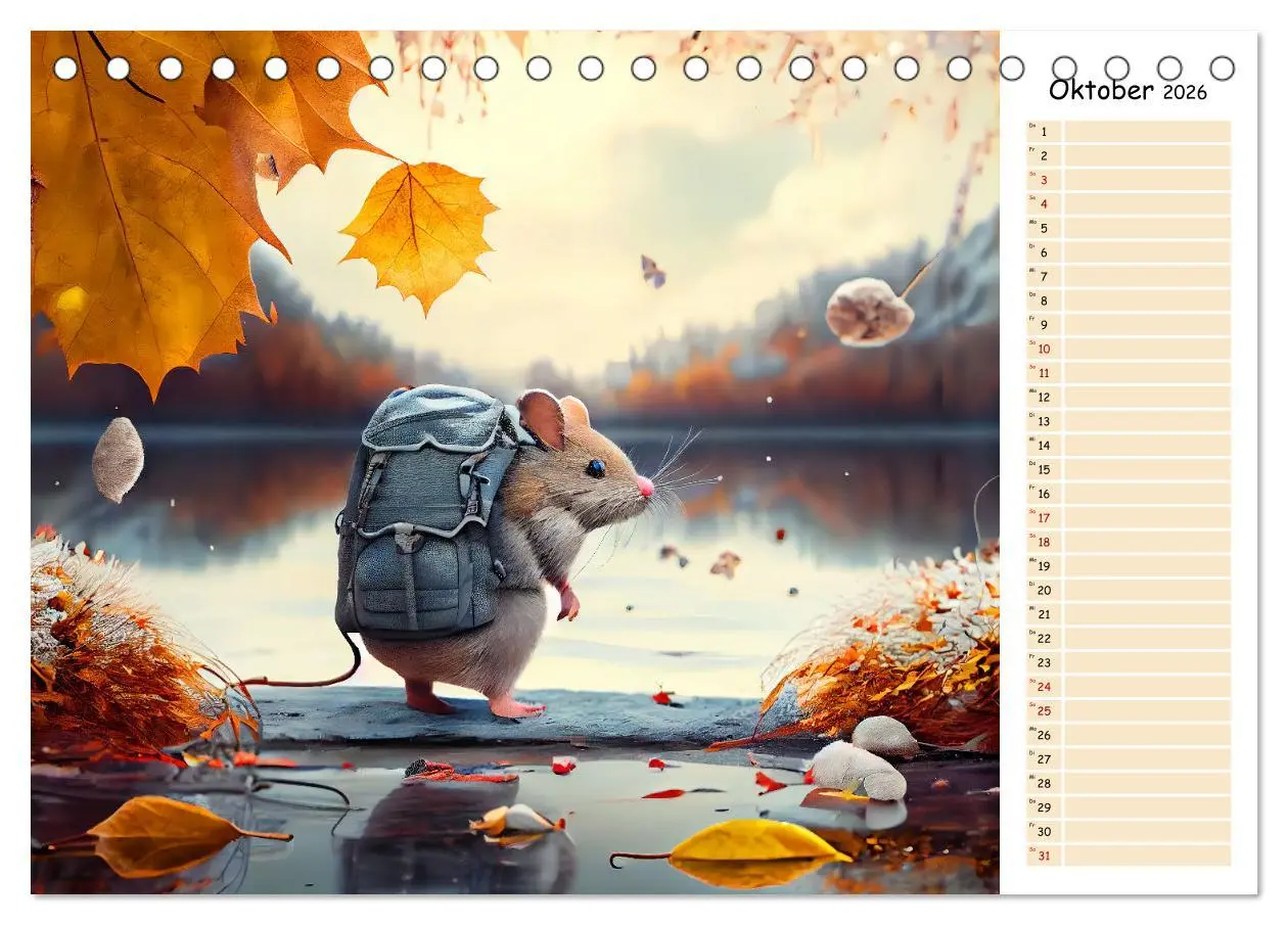 Bild: 9783457535363 | Maus auf Tour - Abenteuerkalender für Kids mit Planer...