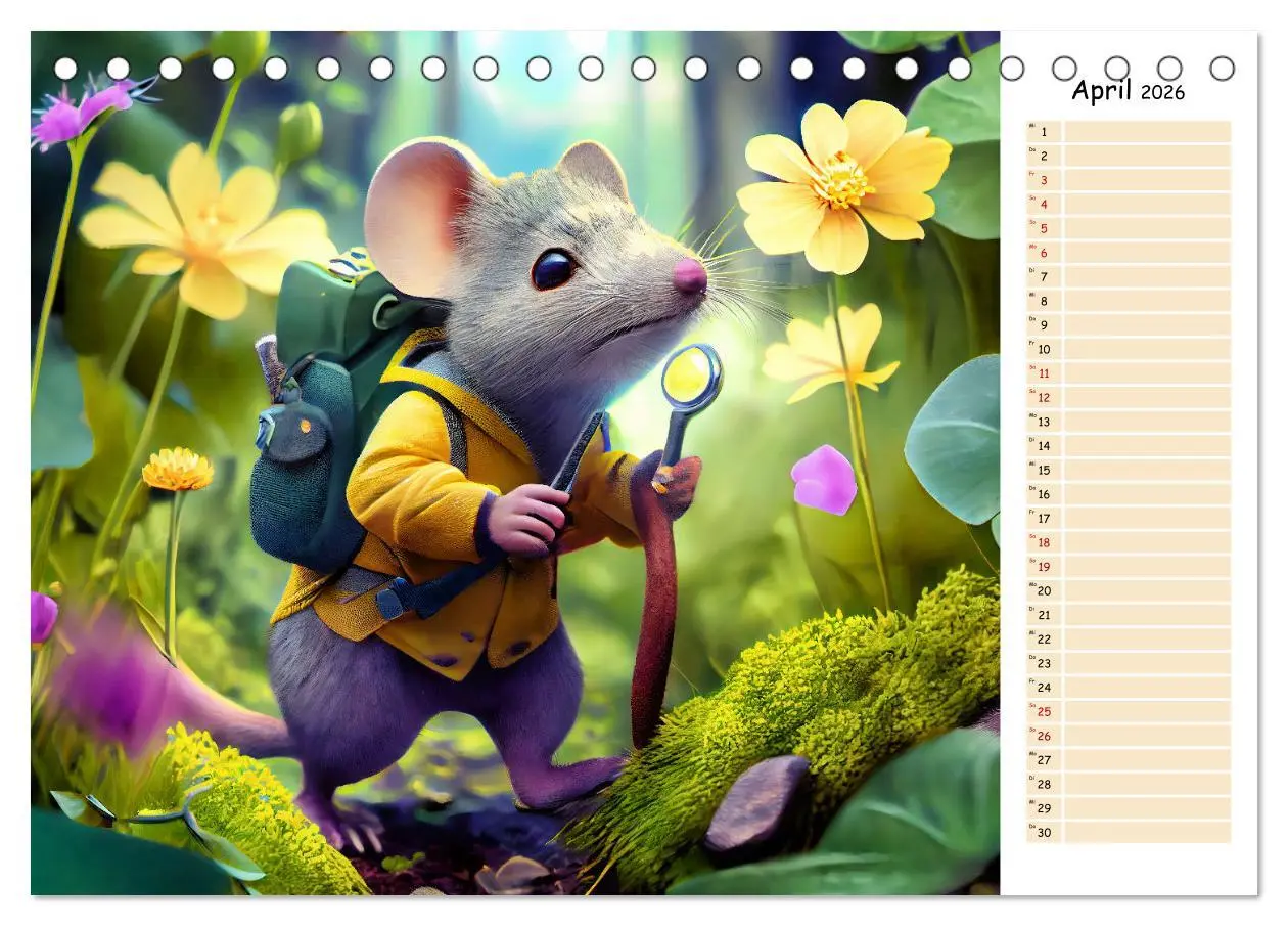 Bild: 9783457535363 | Maus auf Tour - Abenteuerkalender für Kids mit Planer...
