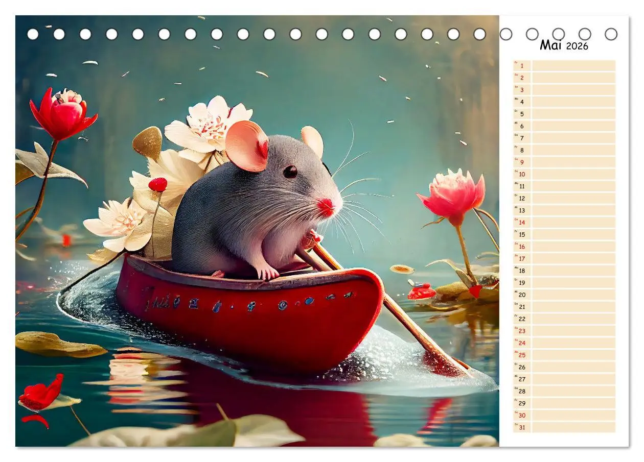 Bild: 9783457535363 | Maus auf Tour - Abenteuerkalender für Kids mit Planer...