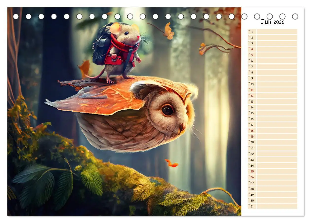Bild: 9783457535363 | Maus auf Tour - Abenteuerkalender für Kids mit Planer...