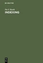Cover: 9783598115363 | Indexing | The Manual of Good Practice | Pat F. Booth | Buch | XIV
