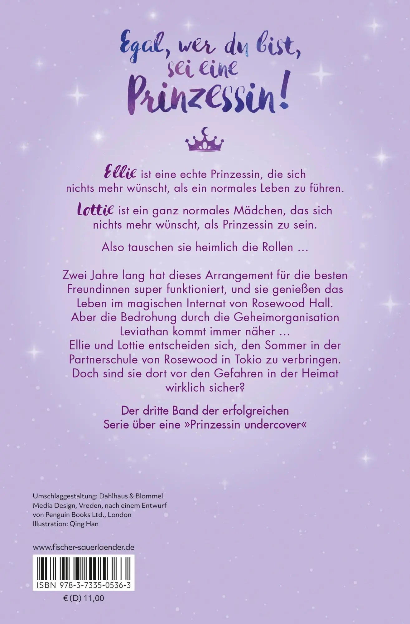 Rückseite: 9783733505363 | Prinzessin undercover - Entscheidungen | Band 3 | Connie Glynn | Buch