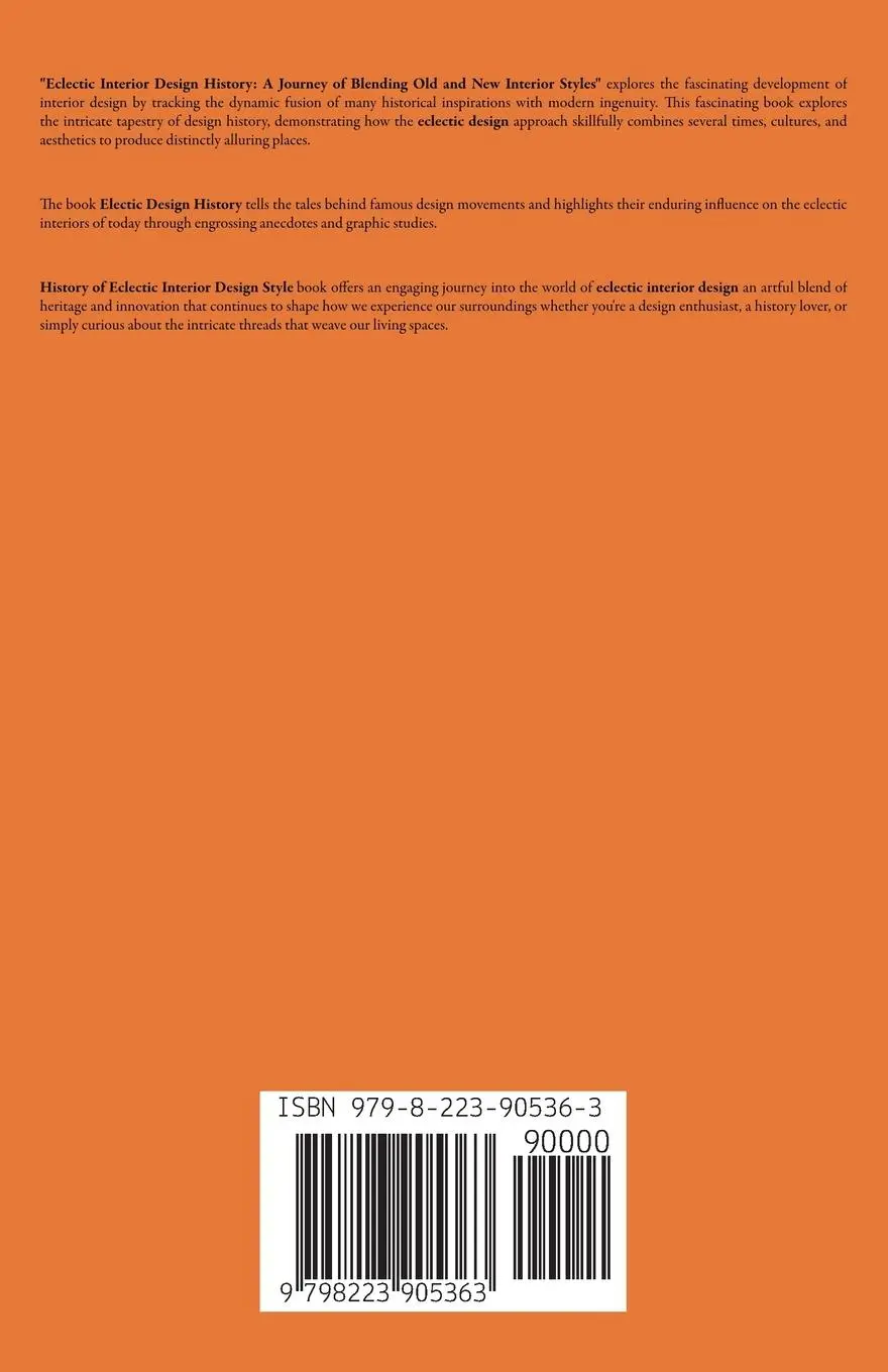 Rückseite: 9798223905363 | Eclectic Interior Design History | Adil Masood Qazi | Taschenbuch