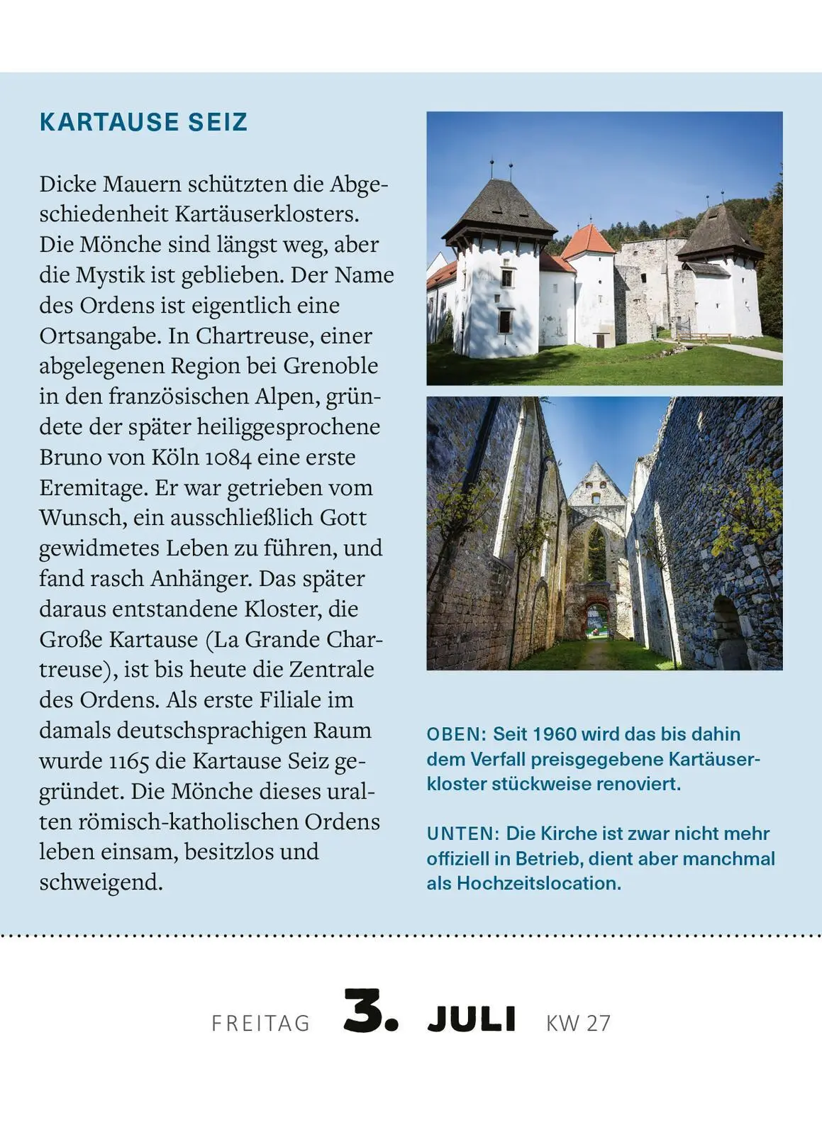 Bild: 4014489135463 | Abreißkalender Lost Places 2026 | Kalender | 640 S. | Deutsch | 2026