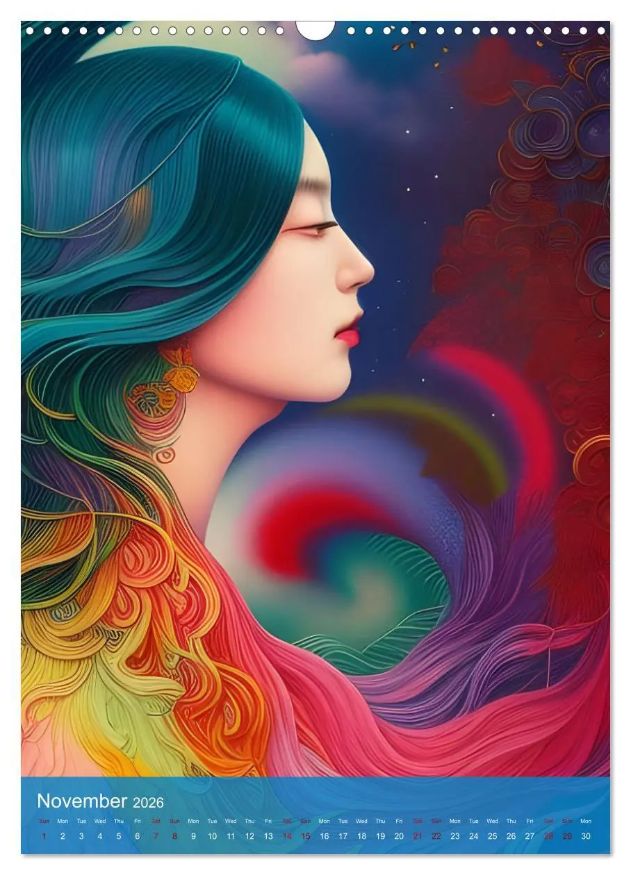 Bild: 9783516545463 | Rainbow Horizons (Wall Calendar 2026 DIN A3 portrait), CALVENDO 12...