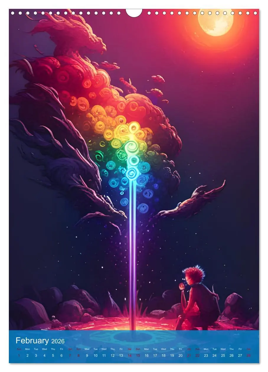 Bild: 9783516545463 | Rainbow Horizons (Wall Calendar 2026 DIN A3 portrait), CALVENDO 12...