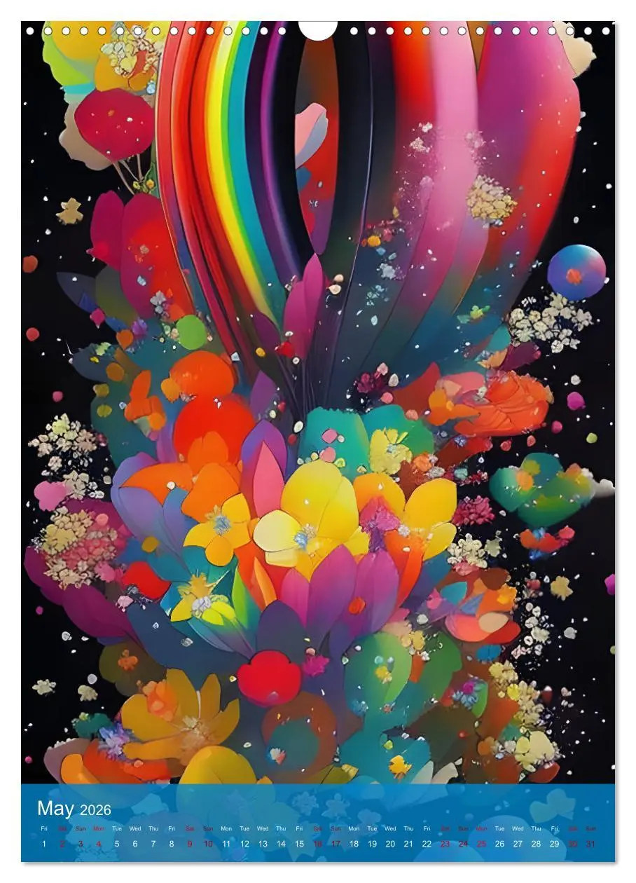 Bild: 9783516545463 | Rainbow Horizons (Wall Calendar 2026 DIN A3 portrait), CALVENDO 12...