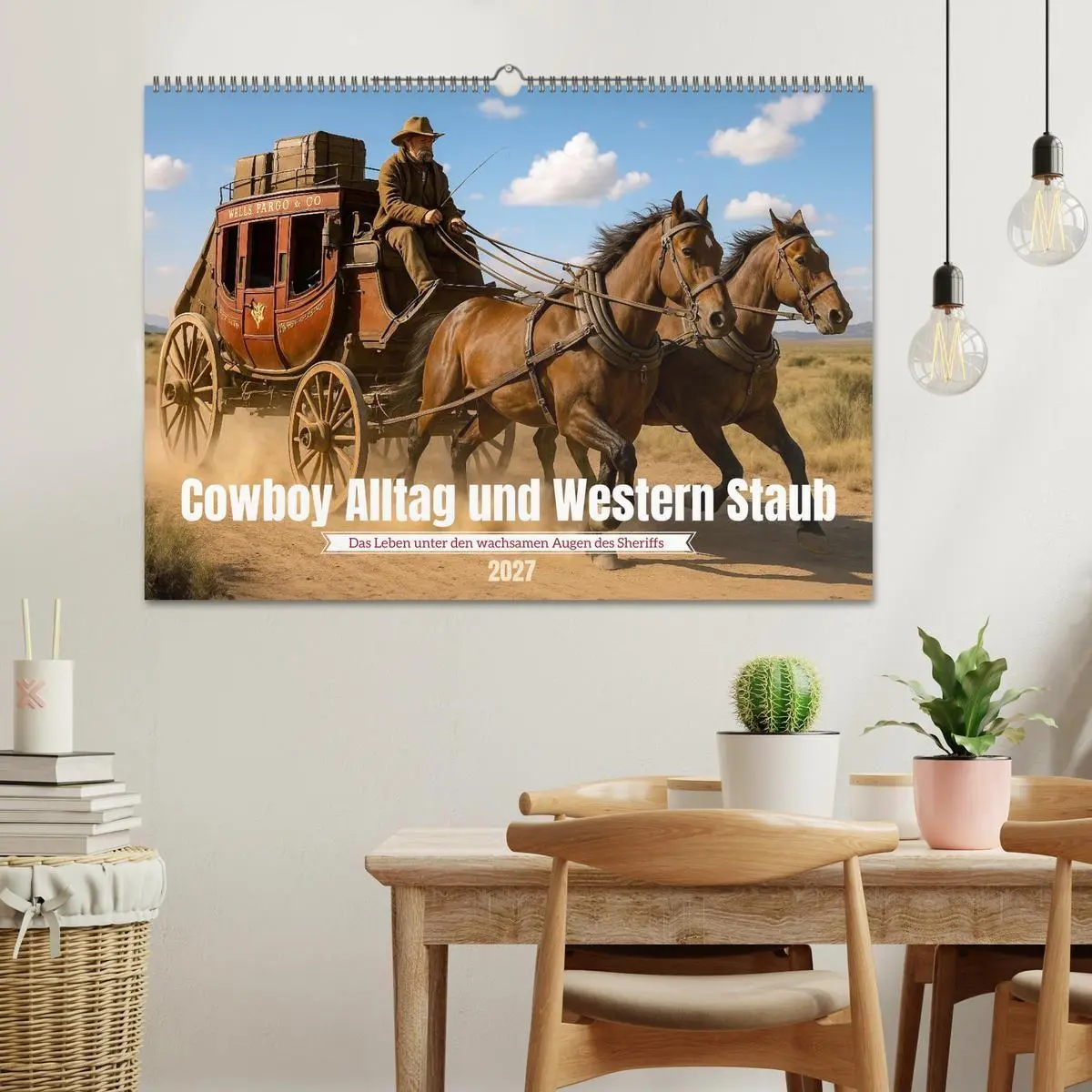 Bild: 9783516925463 | Cowboy Alltag und Western Staub (Wandkalender 2027 DIN A2 quer),...