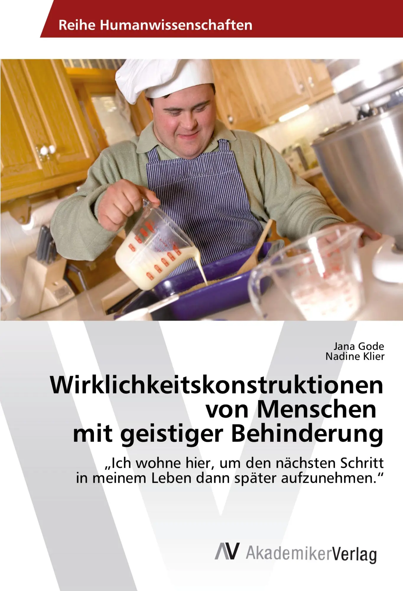Cover: 9783639855463 | Wirklichkeitskonstruktionen von Menschen mit geistiger Behinderung