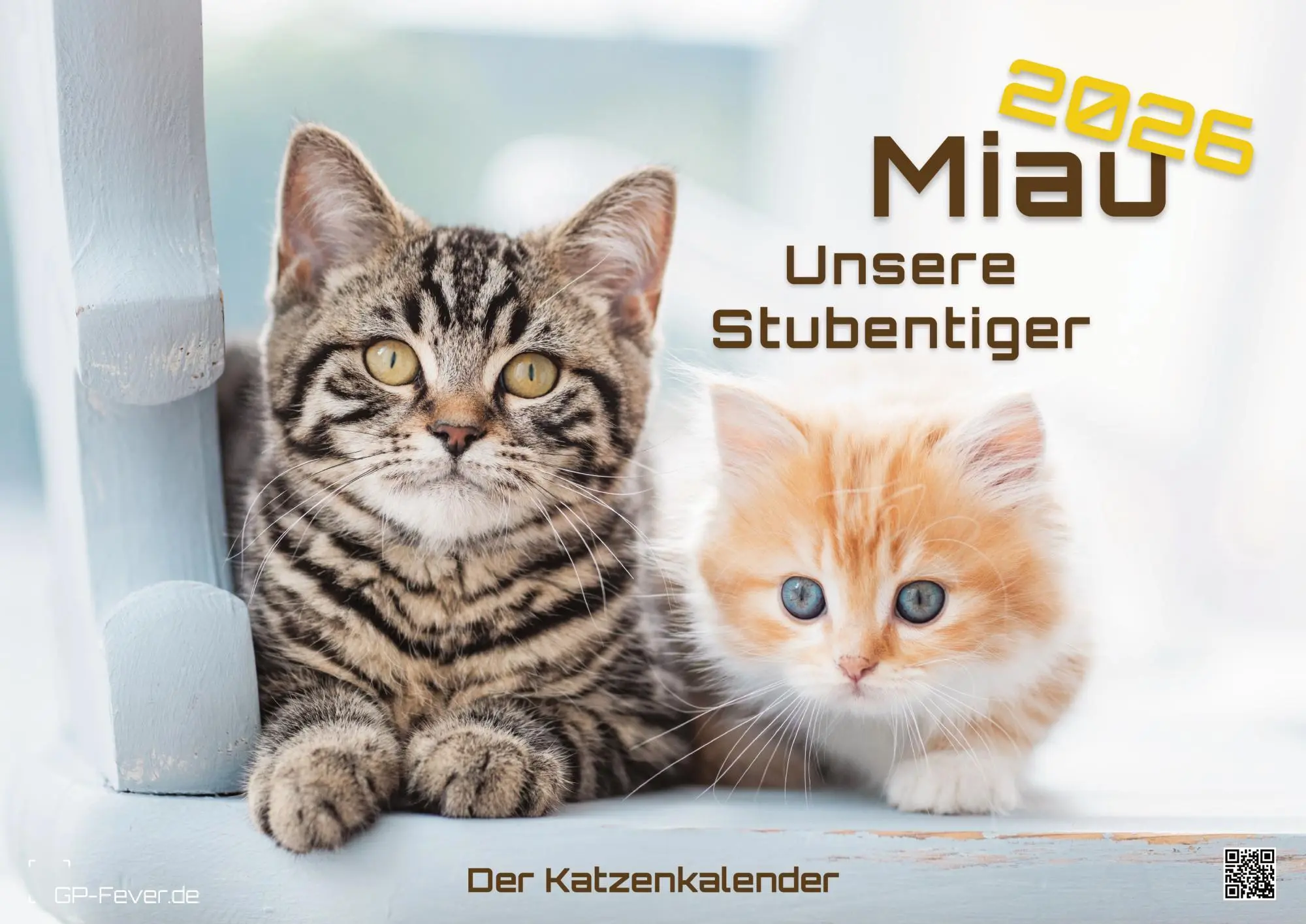 Cover: 9783986735463 | Miau - Unsere Stubentiger - Der Katzenkalender - 2026 - Kalender...