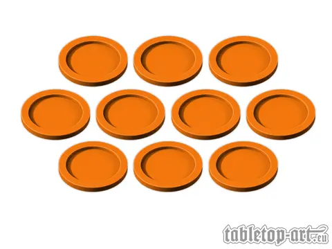 Cover: 704270725563 | Skill and Squad Marker - 25mm Orange (10) | Tabletop-Art