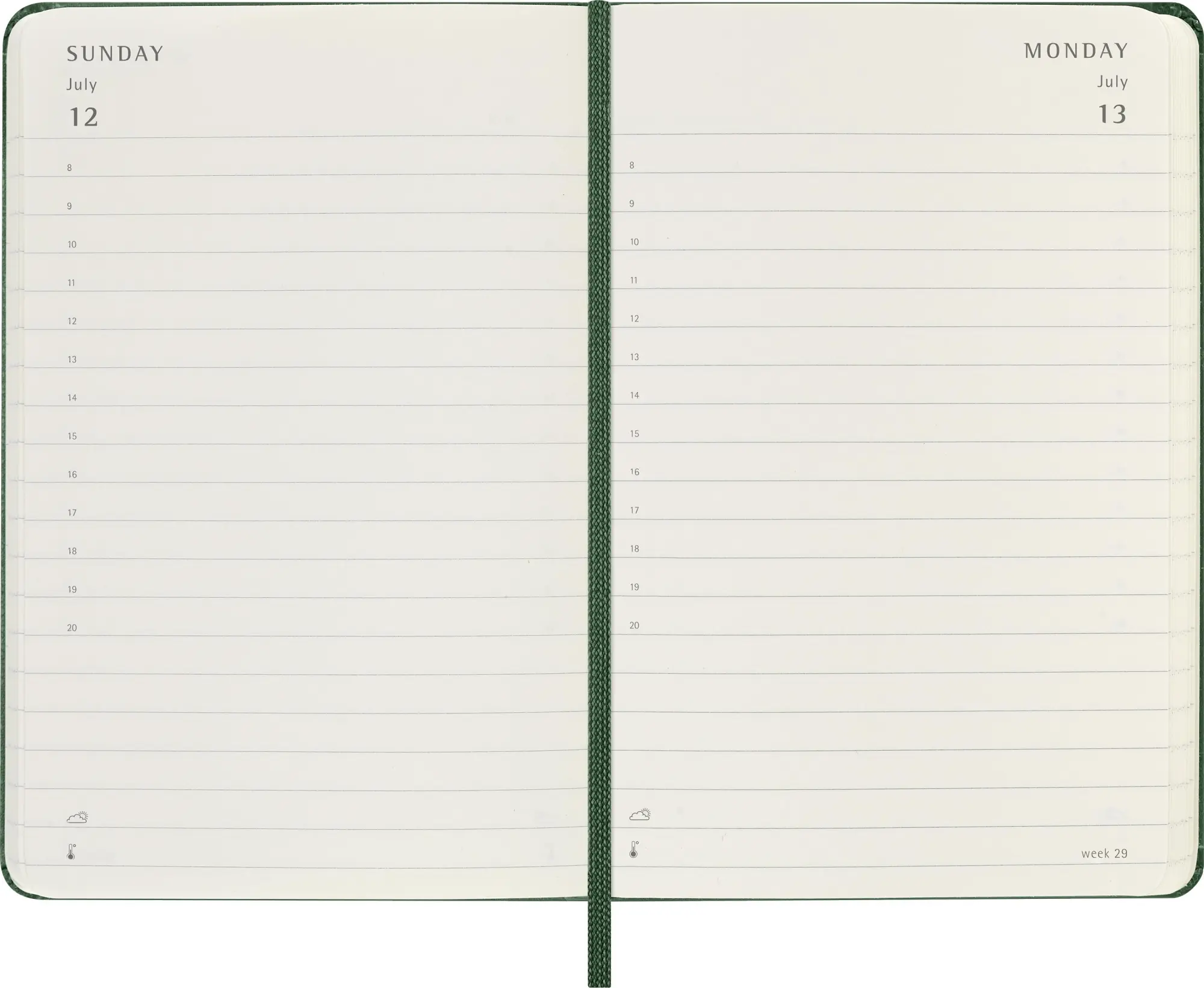 Bild: 8056999275563 | Moleskine 12 Monate Tageskalender 2026, Pocket/A6, 1 Tag = 1 Seite,...