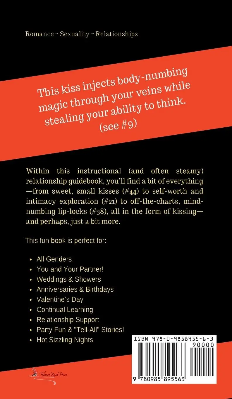 Rückseite: 9780985895563 | The Perfect Kiss | 50 Ways to Kiss Your Lover | Sym Scott | Buch