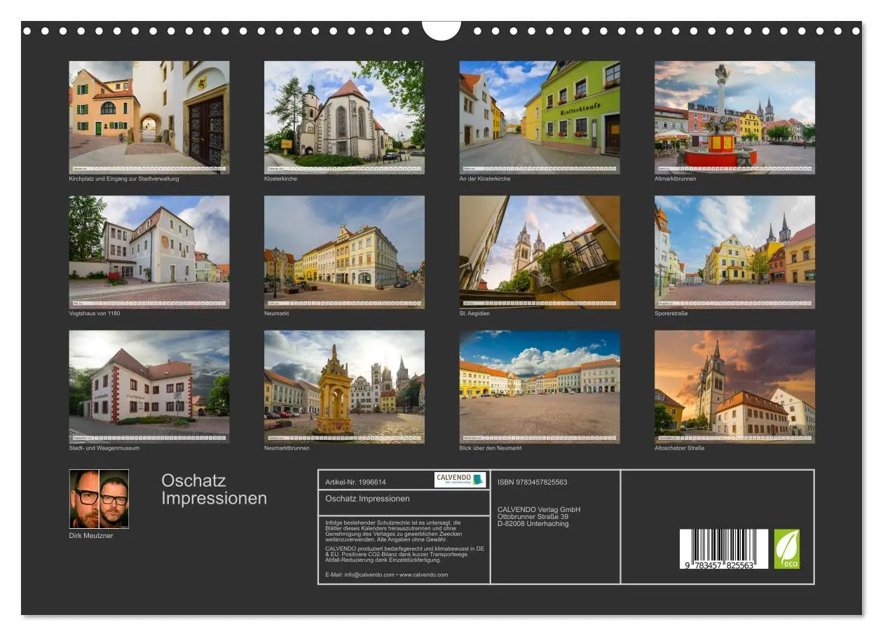 Bild: 9783457825563 | Oschatz Impressionen (Wandkalender 2026 DIN A3 quer), CALVENDO...