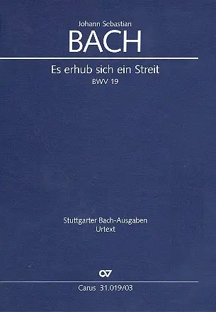 Cover: 9790007035563 | Es erhub sich ein Streit (Klavierauszug) | Johann Sebastian Bach