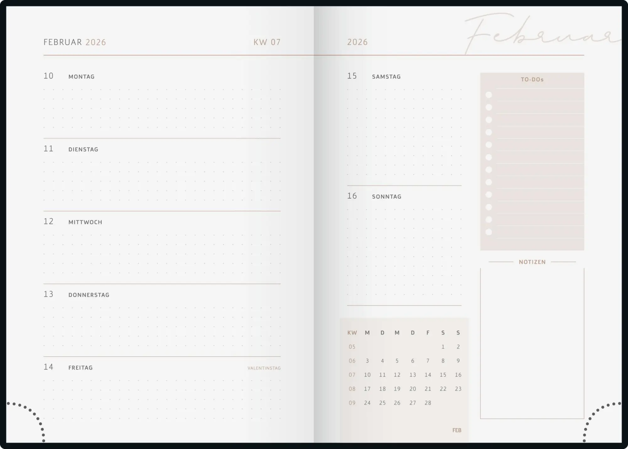 Bild: 4061947145663 | rido/idé 7021503016 Buchkalender Young Line 2026 "Wild Flowers" A5,...