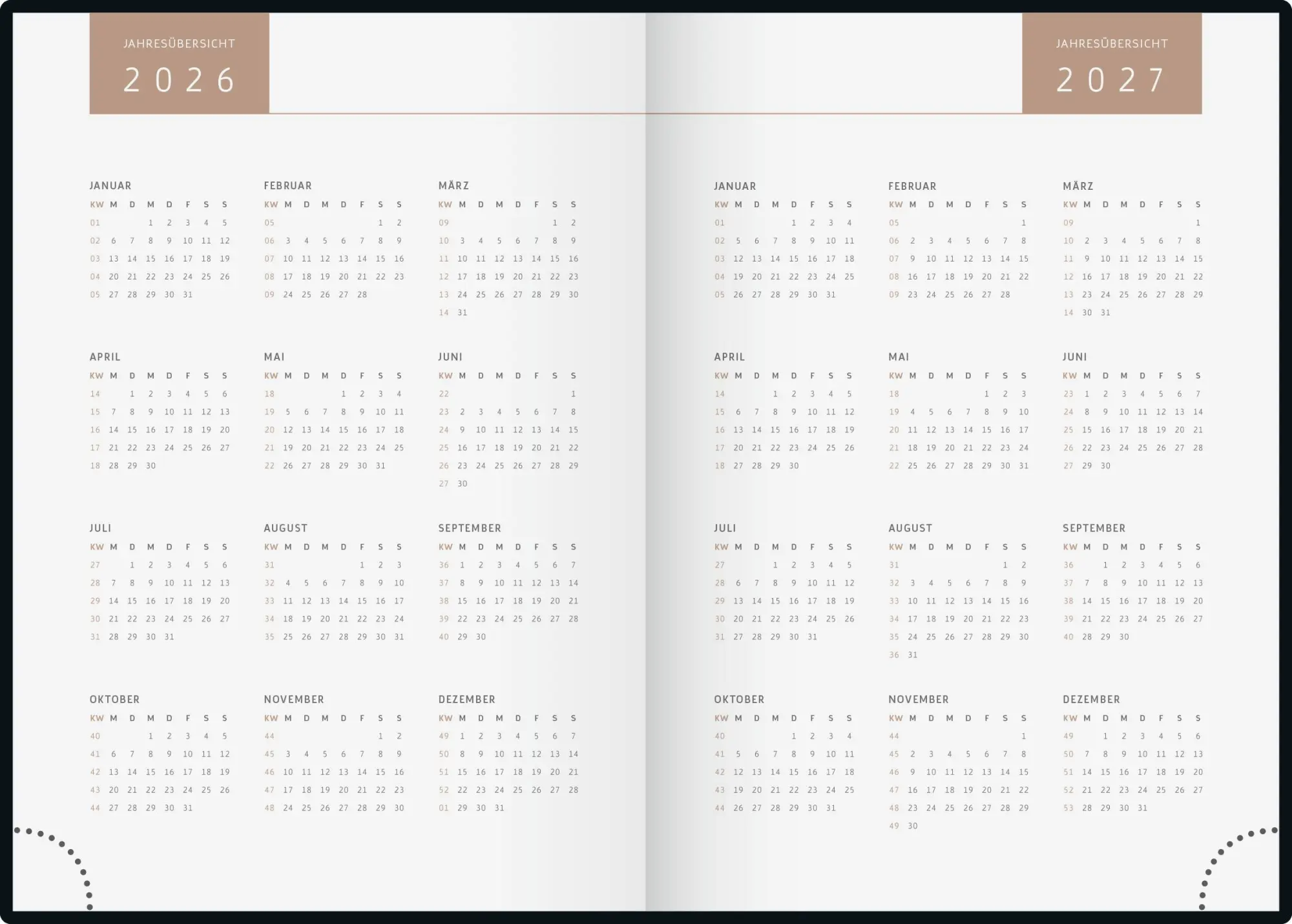 Bild: 4061947145663 | rido/idé 7021503016 Buchkalender Young Line 2026 "Wild Flowers" A5,...