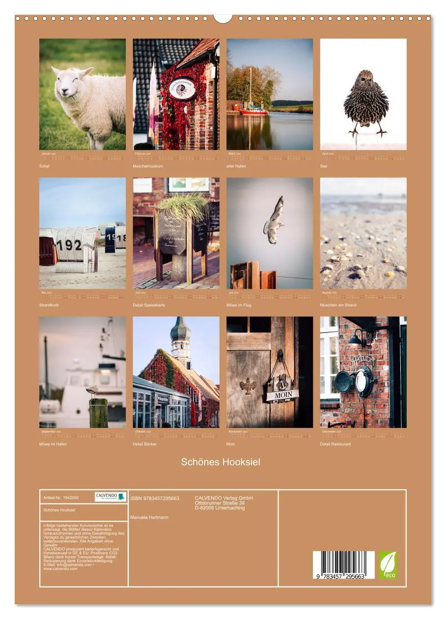 Bild: 9783457295663 | Schönes Hooksiel (hochwertiger Premium Wandkalender 2026 DIN A2...