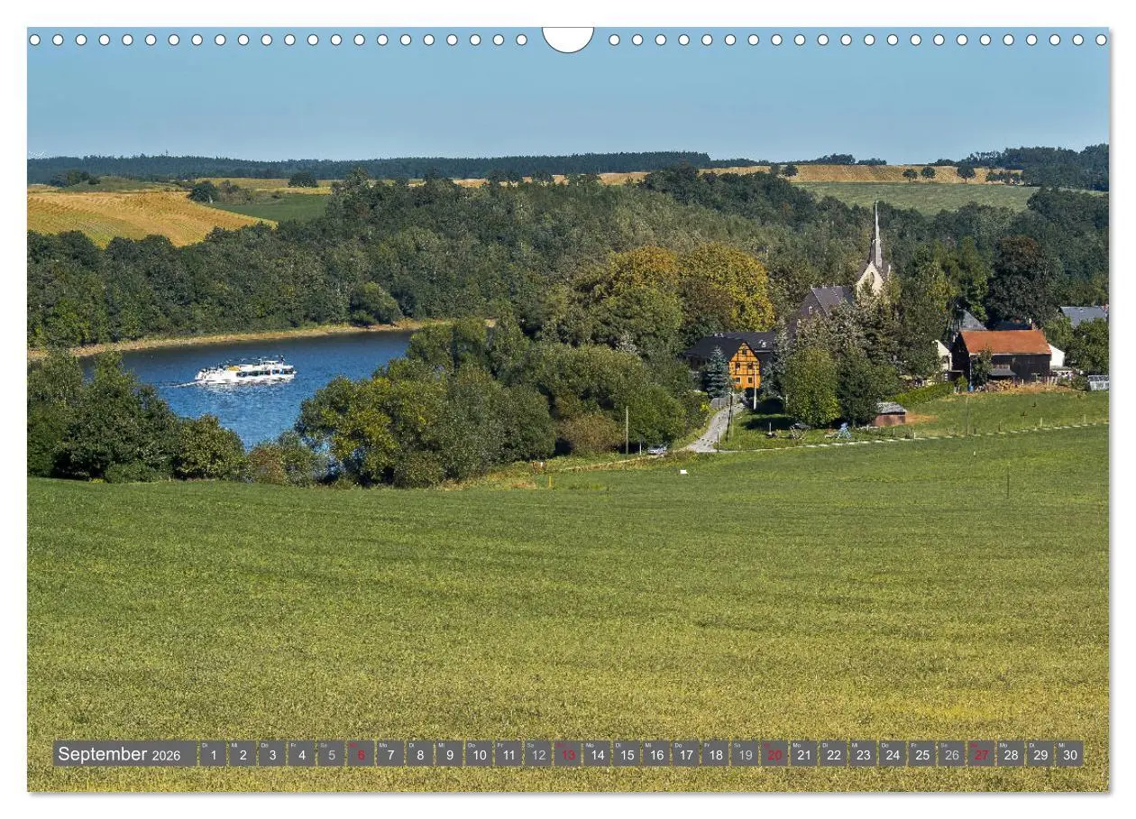 Bild: 9783516075663 | Vogtland - Impressionen (Wandkalender 2026 DIN A3 quer), CALVENDO...