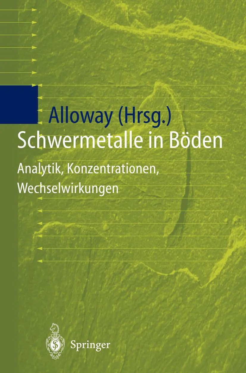 Cover: 9783642635663 | Schwermetalle in Böden | Analytik, Konzentration, Wechselwirkungen