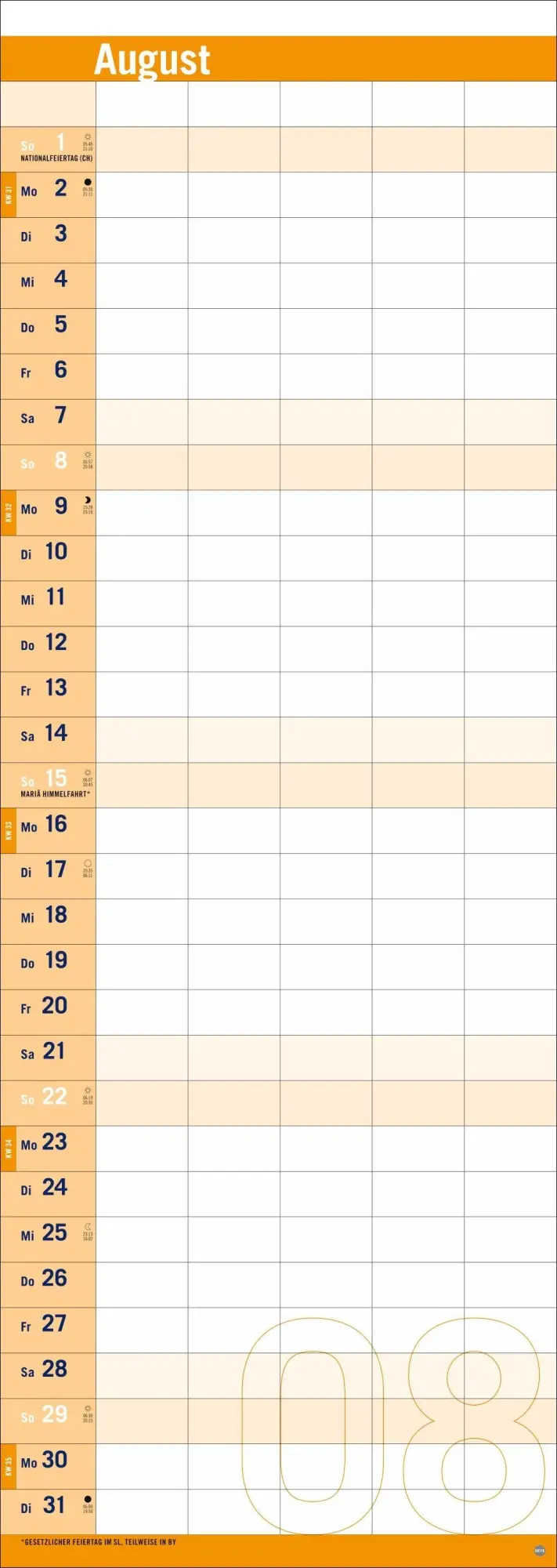 Bild: 9783756415663 | Allround-Familienplaner Vertical Kalender 2027 | Heye | Kalender