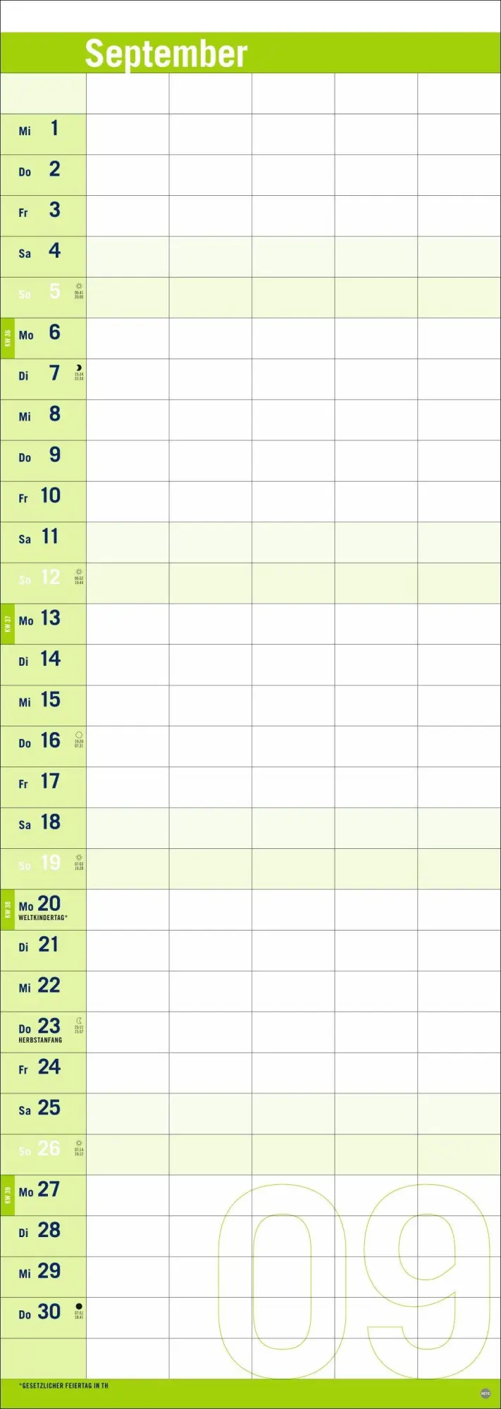 Bild: 9783756415663 | Allround-Familienplaner Vertical Kalender 2027 | Heye | Kalender