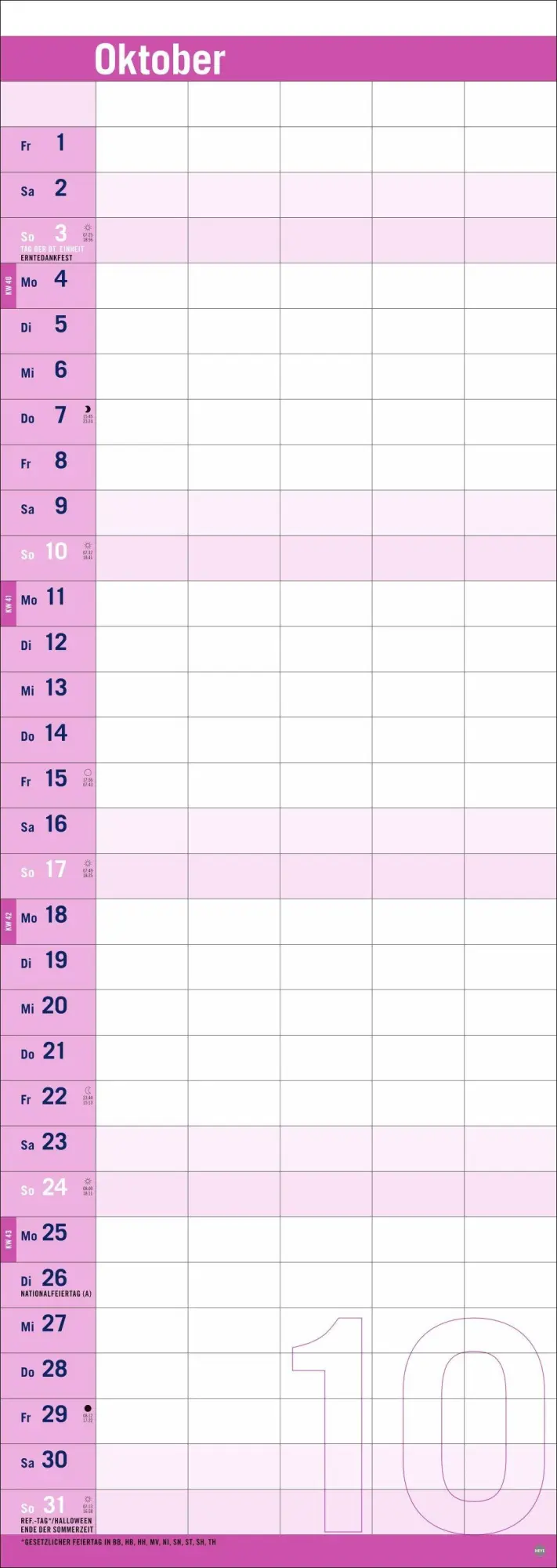Bild: 9783756415663 | Allround-Familienplaner Vertical Kalender 2027 | Heye | Kalender