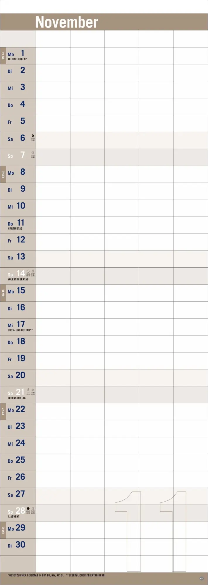 Bild: 9783756415663 | Allround-Familienplaner Vertical Kalender 2027 | Heye | Kalender