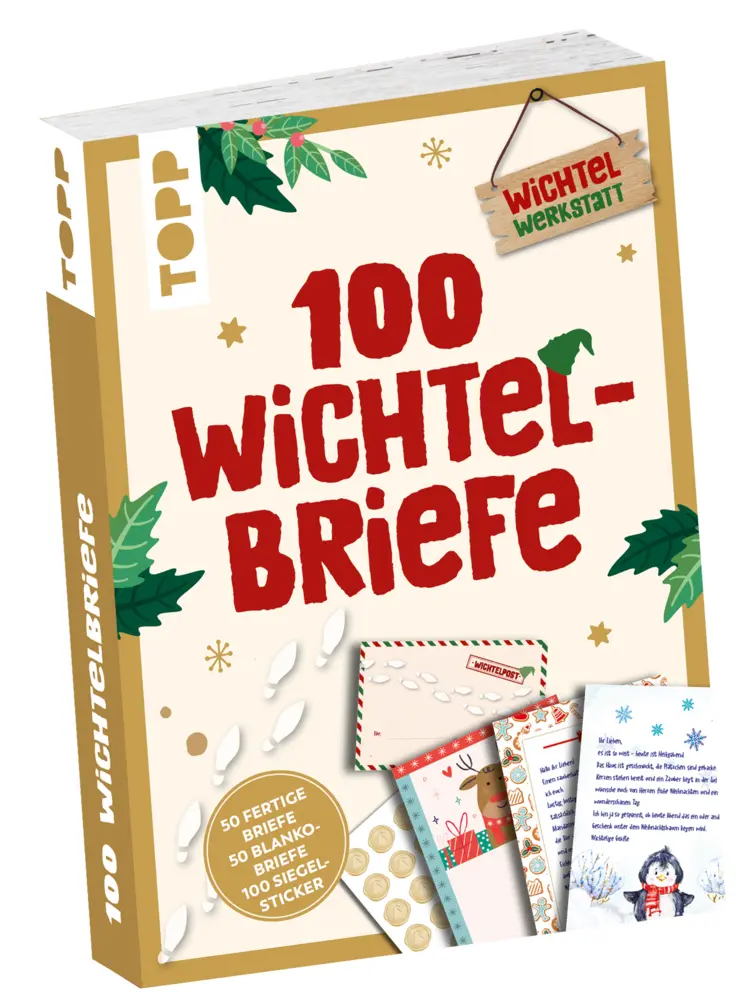 Cover: 4007742185763 | 100 Wichtelbriefe | frechverlag | Geblockt | Deutsch | 2024 | Frech