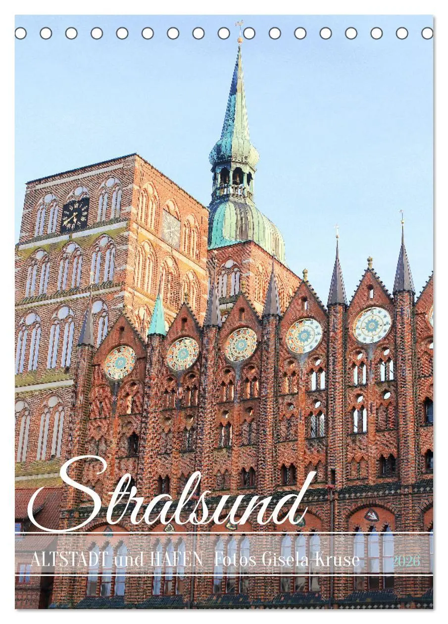 Cover: 9783457285763 | Stralsund - Altstadt und Hafen (Tischkalender 2026 DIN A5 hoch),...