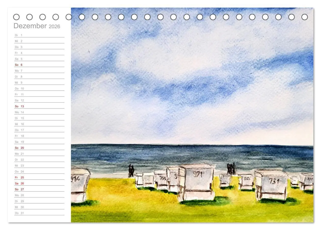 Bild: 9783457425763 | Büsum Aquarelle - Liebevolle Impressionen des beliebten Nordseebads...