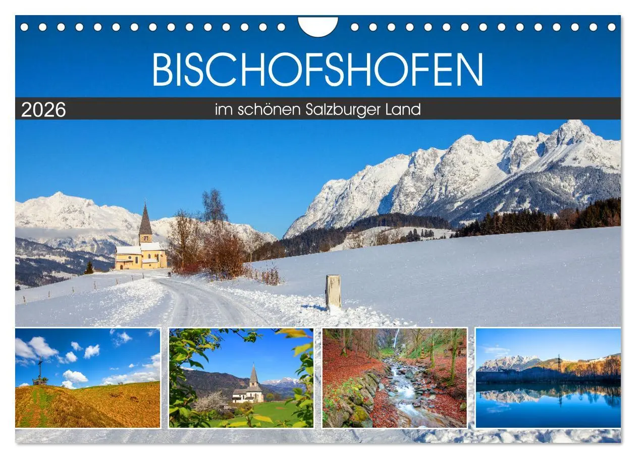 Cover: 9783457665763 | Bischofshofen im schönen Salzburger Land (Wandkalender 2026 DIN A4...