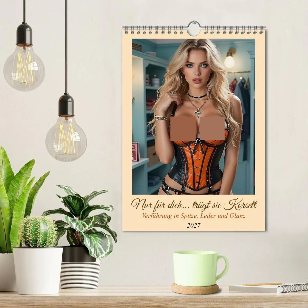 Bild: 9783516825763 | Nur für dich... trägt sie Korsett (Wandkalender 2027 DIN A4 hoch),...