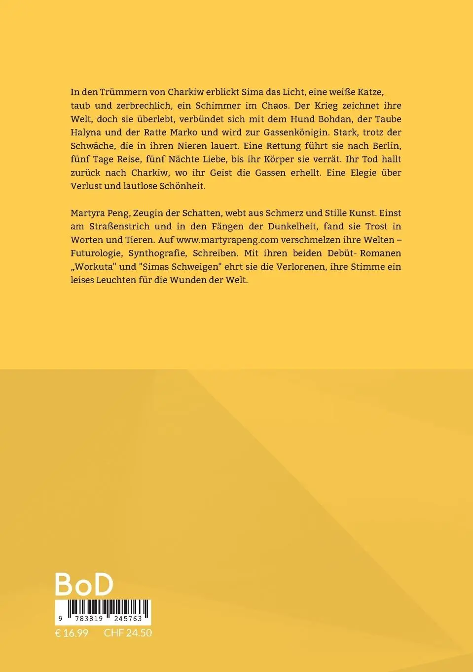 Rückseite: 9783819245763 | Simas Schweigen | Martyra Peng | Taschenbuch | 56 S. | Deutsch | 2025