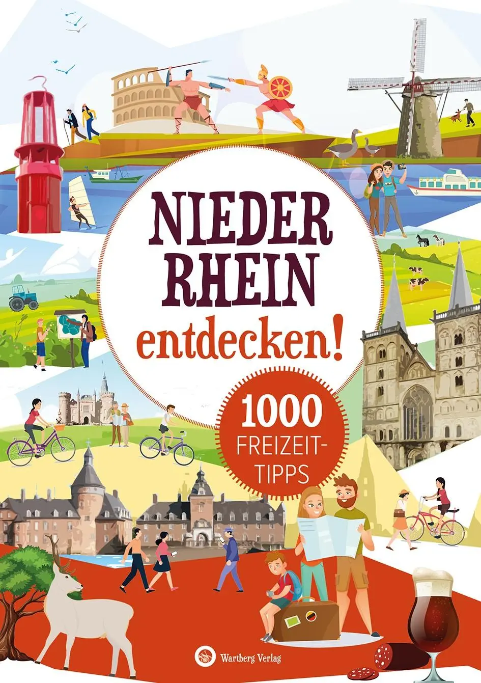 Cover: 9783831335763 | Niederrhein entdecken! 1000 Freizeittipps : Natur, Kultur, Sport, Spaß