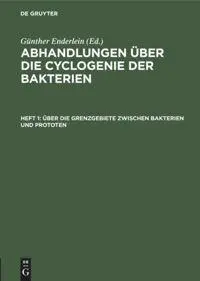 Cover: 9783111045863 | Über die Grenzgebiete zwischen Bakterien und Prototen | Enderlein