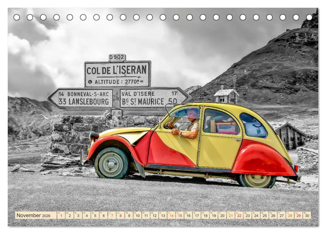 Bild: 9783457415863 | Citroën 2CV - Entenparade (Tischkalender 2026 DIN A5 quer),...