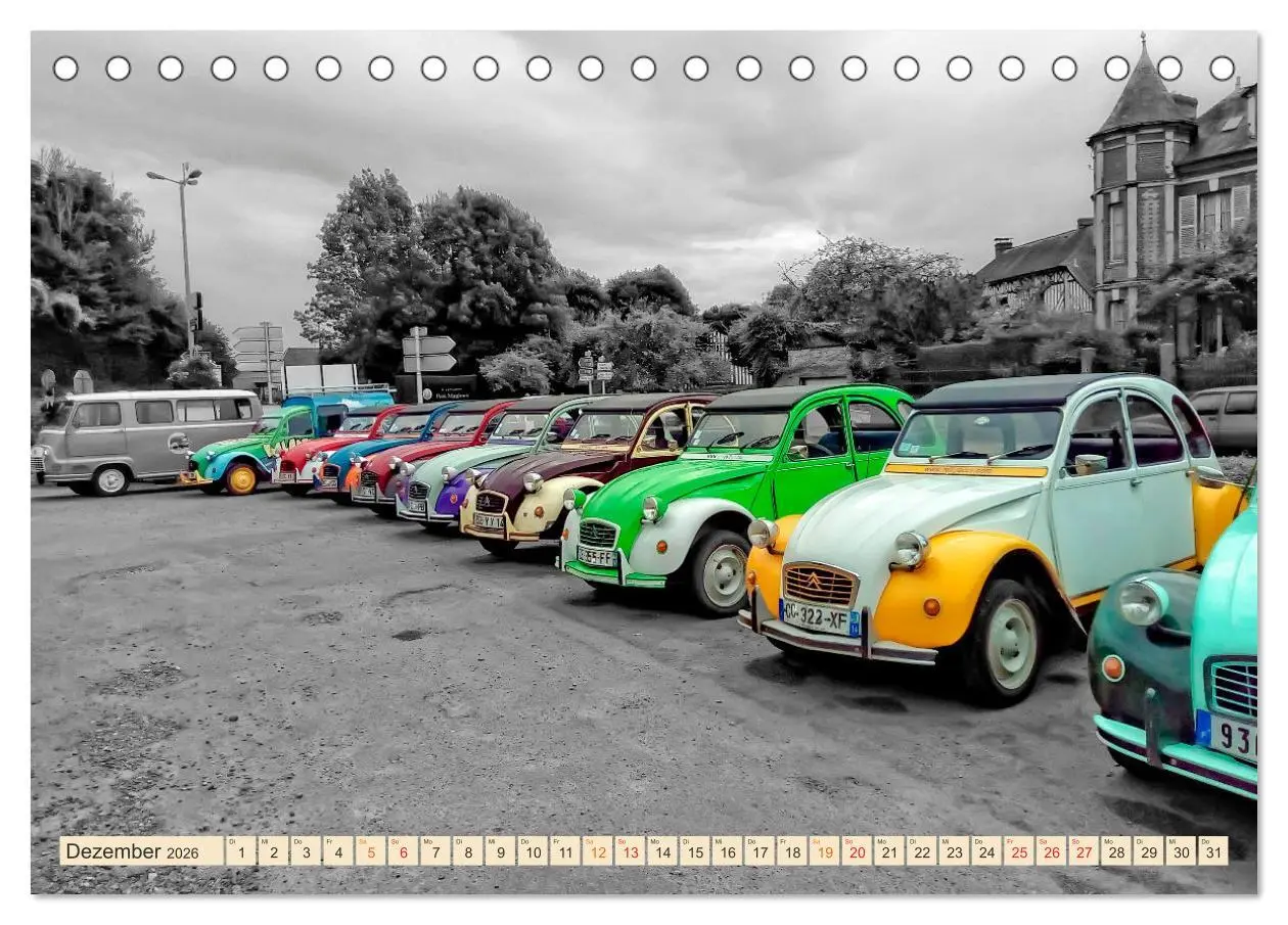 Bild: 9783457415863 | Citroën 2CV - Entenparade (Tischkalender 2026 DIN A5 quer),...